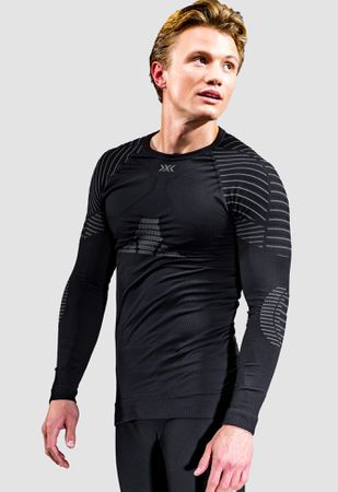 Men Invent 4.0 Shirt LG SL / Black/Charcoal / XXL