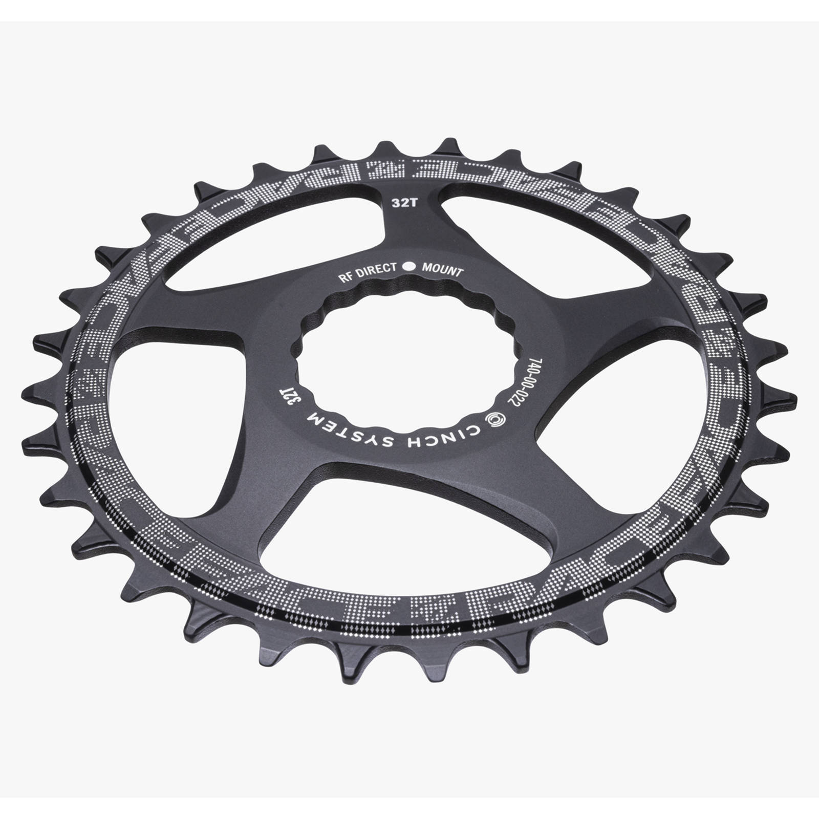 Race Face DM Chainring Sram 1x10-12/SHI 11SPD 52CL / black matt / 38T