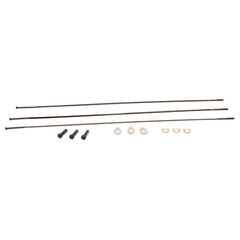 Spoke and Nipple 278mm CX-Ray Straight Pull Qty 3 / black