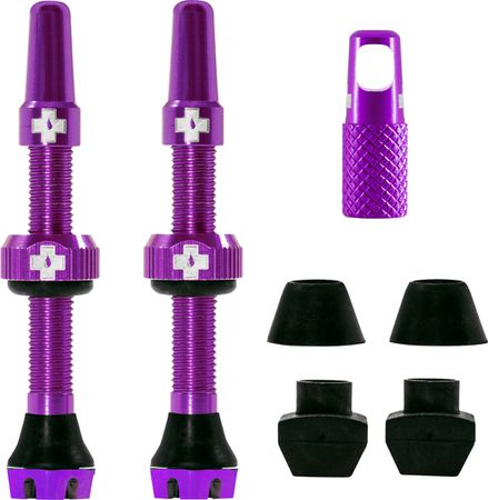 V2 Tubeless Ventil Kit / Purple / 44 mm