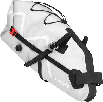 SADDLE BAG 02 Satteltasche / light grey / 12.9l