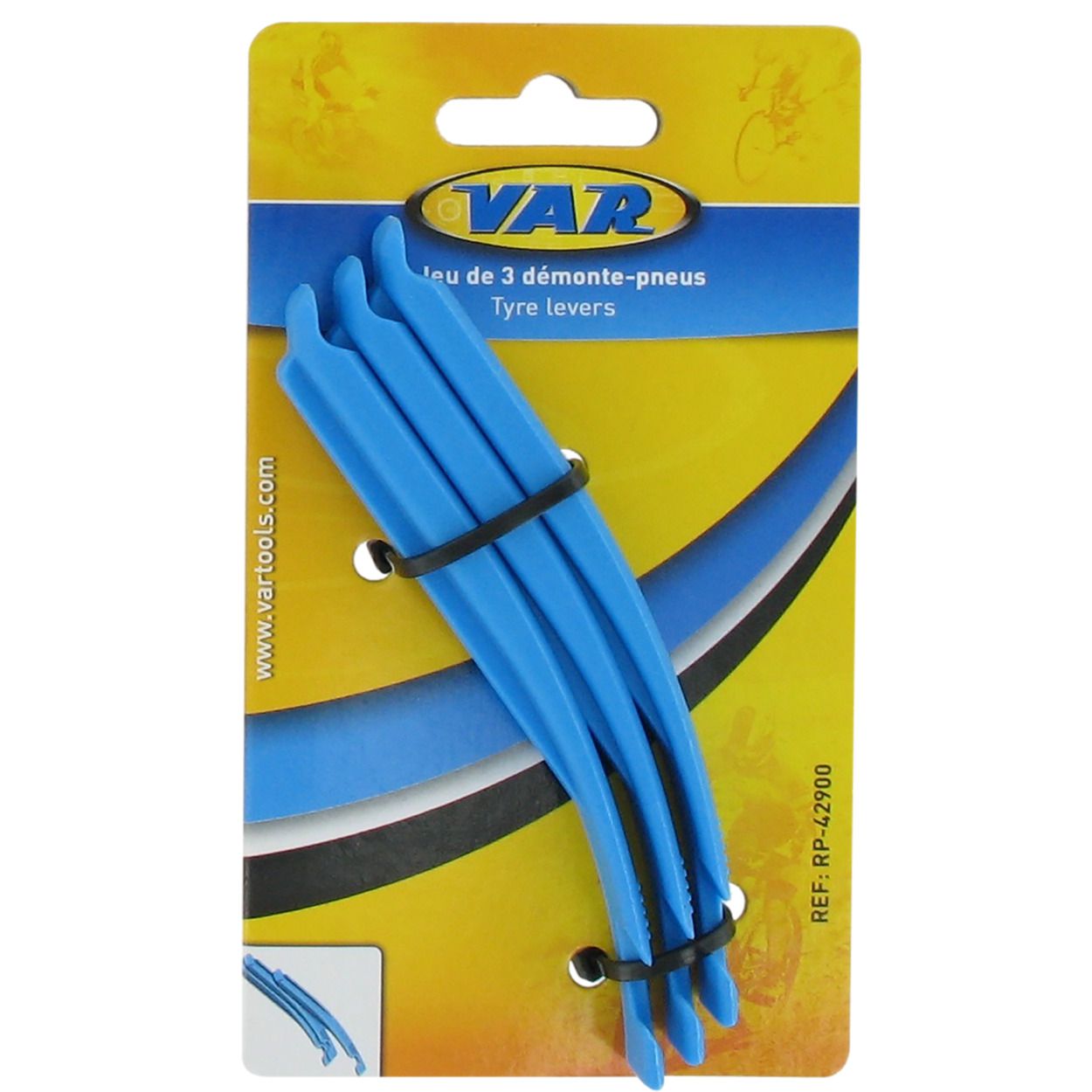 Pneuhebel-Set à 3 Stk. RP-42900 / blau