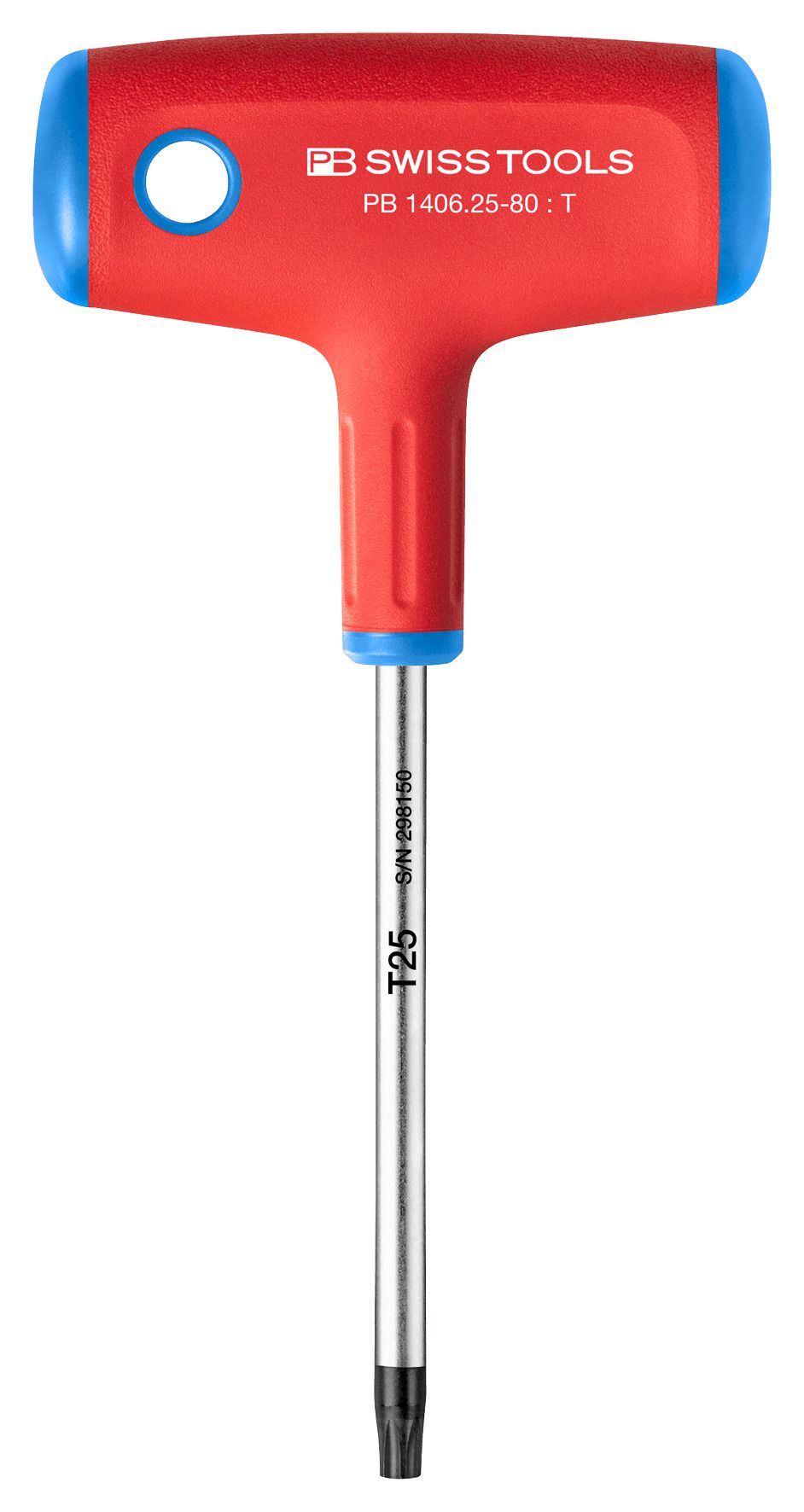 PB 1406 Torx mit Quergriff / rot / T25