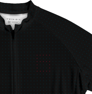 THE SOLOIST Herren-Kurzarmtrikot / black/red / L