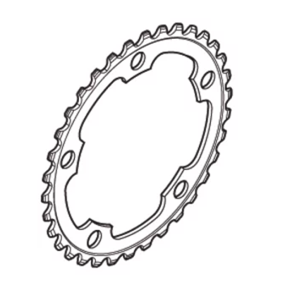 Kettenblatt Claris FC-2450 Compact / schwarz