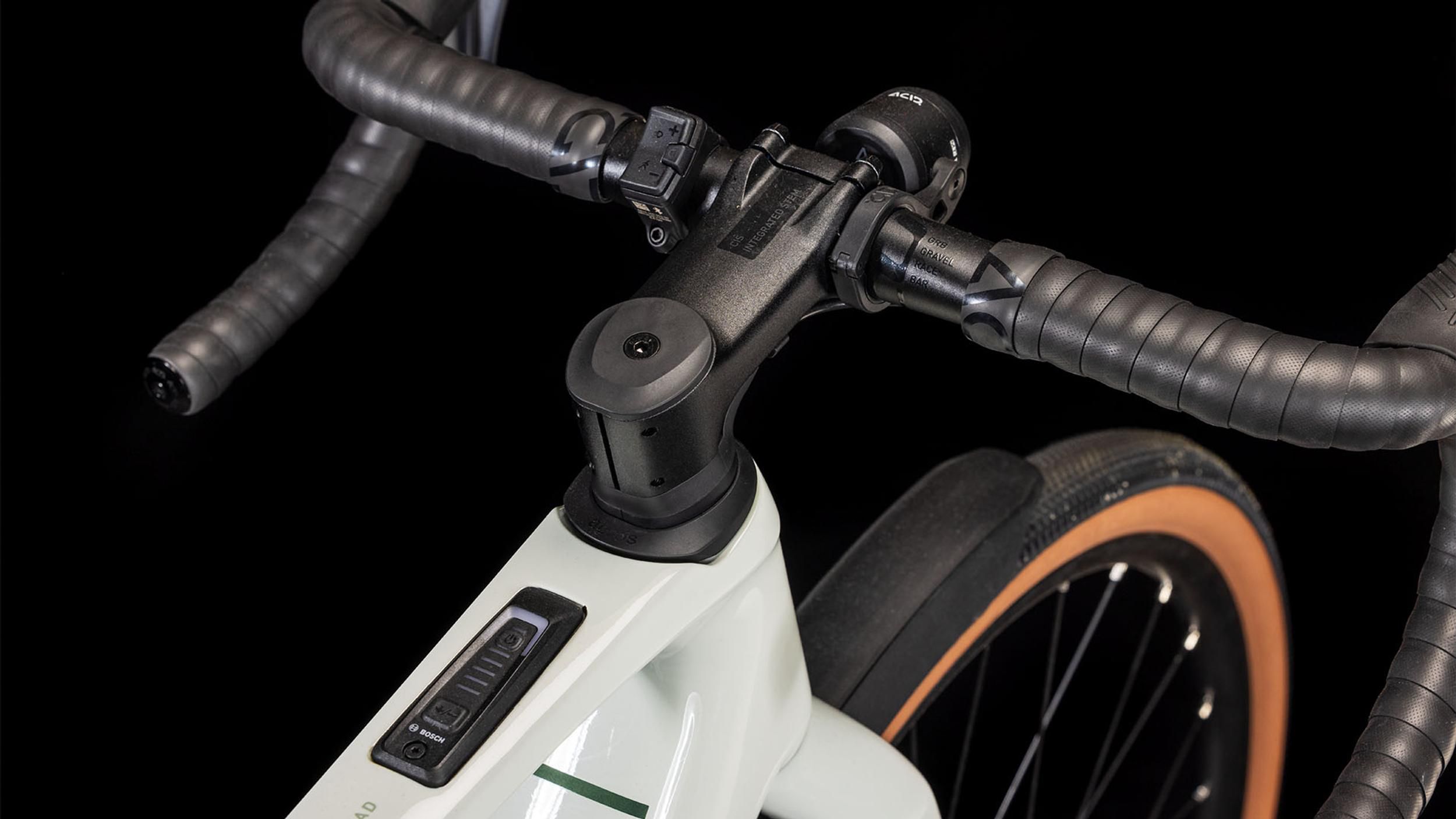 NUROAD HYBRID C:62 RACE FE E-Gravelbike / desertstone'n'green / L
