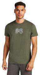 TL ADVENTURE RIDE Herren-Merino-Kurzarmshirt / loden / XXL