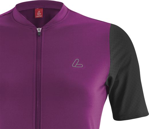 SKYS CLEAR MID FZ Damen-Kurzarmtrikot / bordeaux / 46