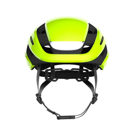 ULTRA MIPS Velohelm mit Front- und Rücklicht / lime / 54-61CM