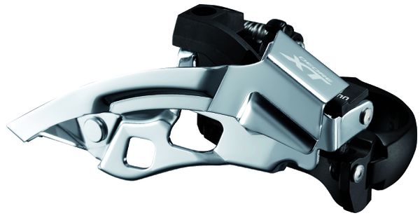 Umwerfer Deore XT FD-T8000 Triple 10-Gang Dual-Pull Top-Swing / schwarz / 63-66°