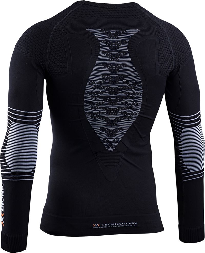 ENERGIZER 4.0 Herren-Langarmshirt / schwarz/weiss / S