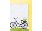 Growing Paper Karte Velo / gelb