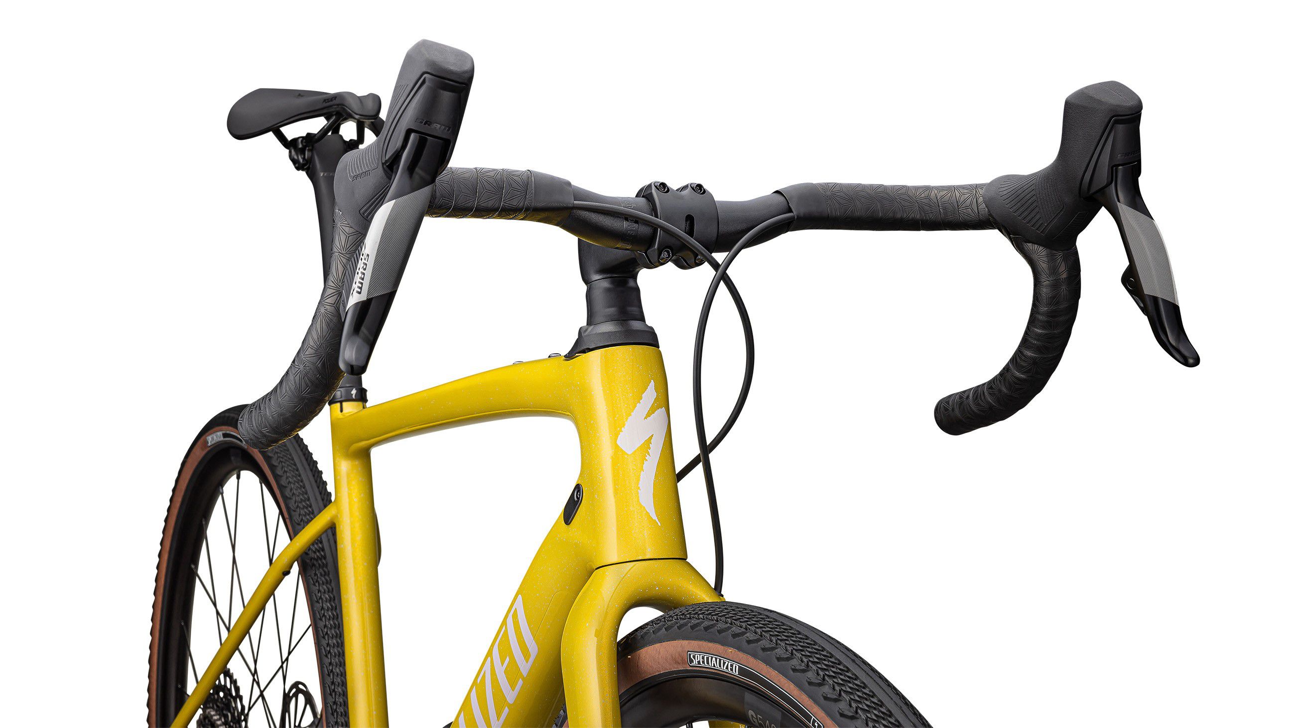 DIVERGE COMP CARBON Gravelbike / gloss metallic sulfur amber glow purple haze metal / 58 CM