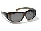 OVERVIEW Brille mit dunkelgrauem Glas / schwarz