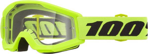 Strata Mini Goggle / Yellow - Clear Lens / schwarz-gelb