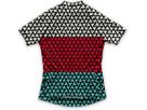 THE ASCENT Damen-Kurzarmtrikot / cream/red/aqua / S