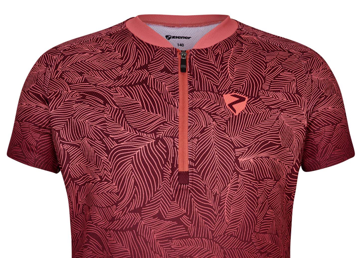NINNA Kinder-Kurzarmtrikot / velvet red / 140