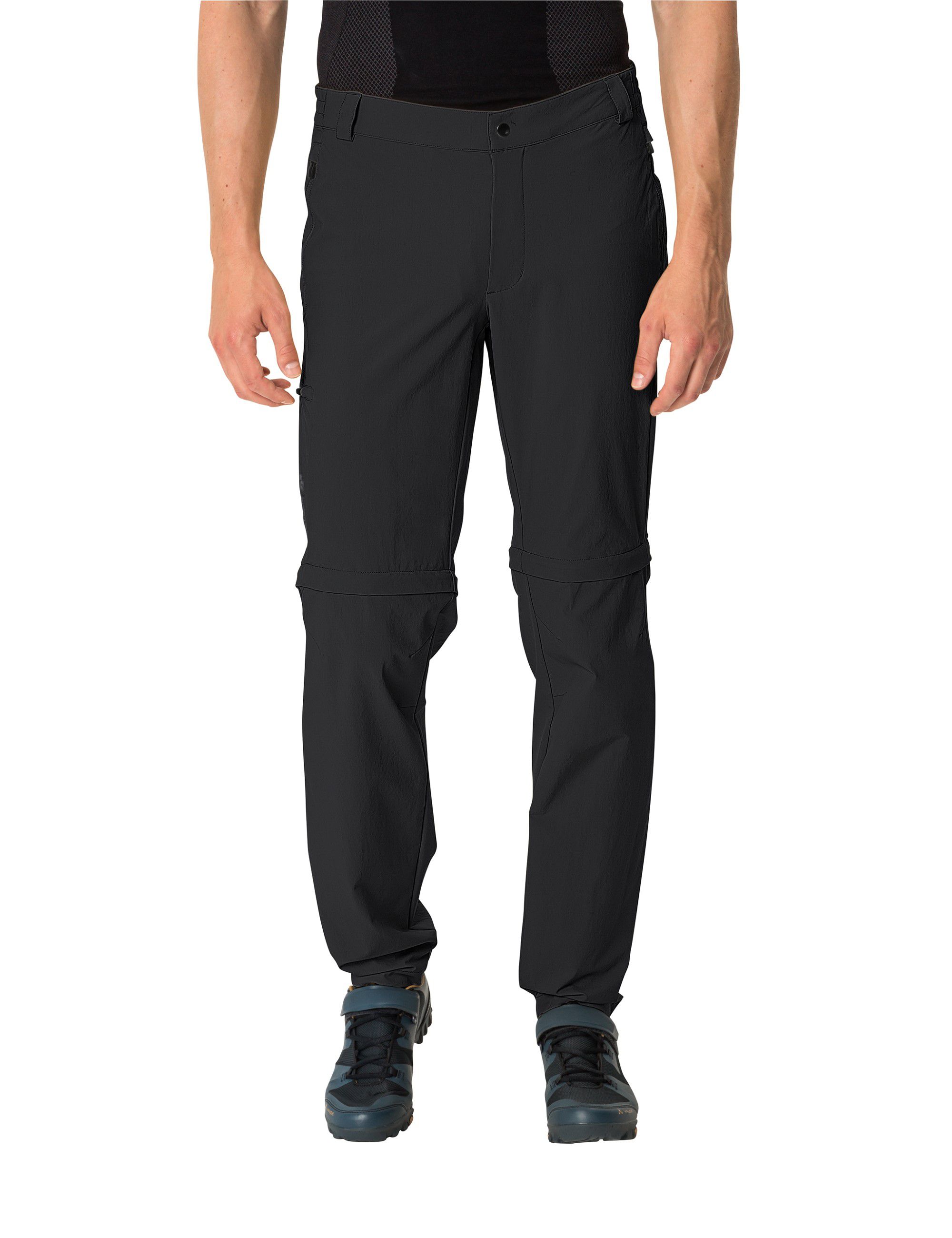 YARAS Herren-Zip-off-Tourenhose / black / L