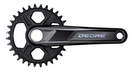 Kettenradgarnitur Deore FC-M6130 Single 12-Gang / schwarz / 30