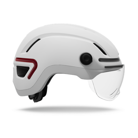 ETHOS MIPS LED SHIELD Velohelm / matte white / M 55-59