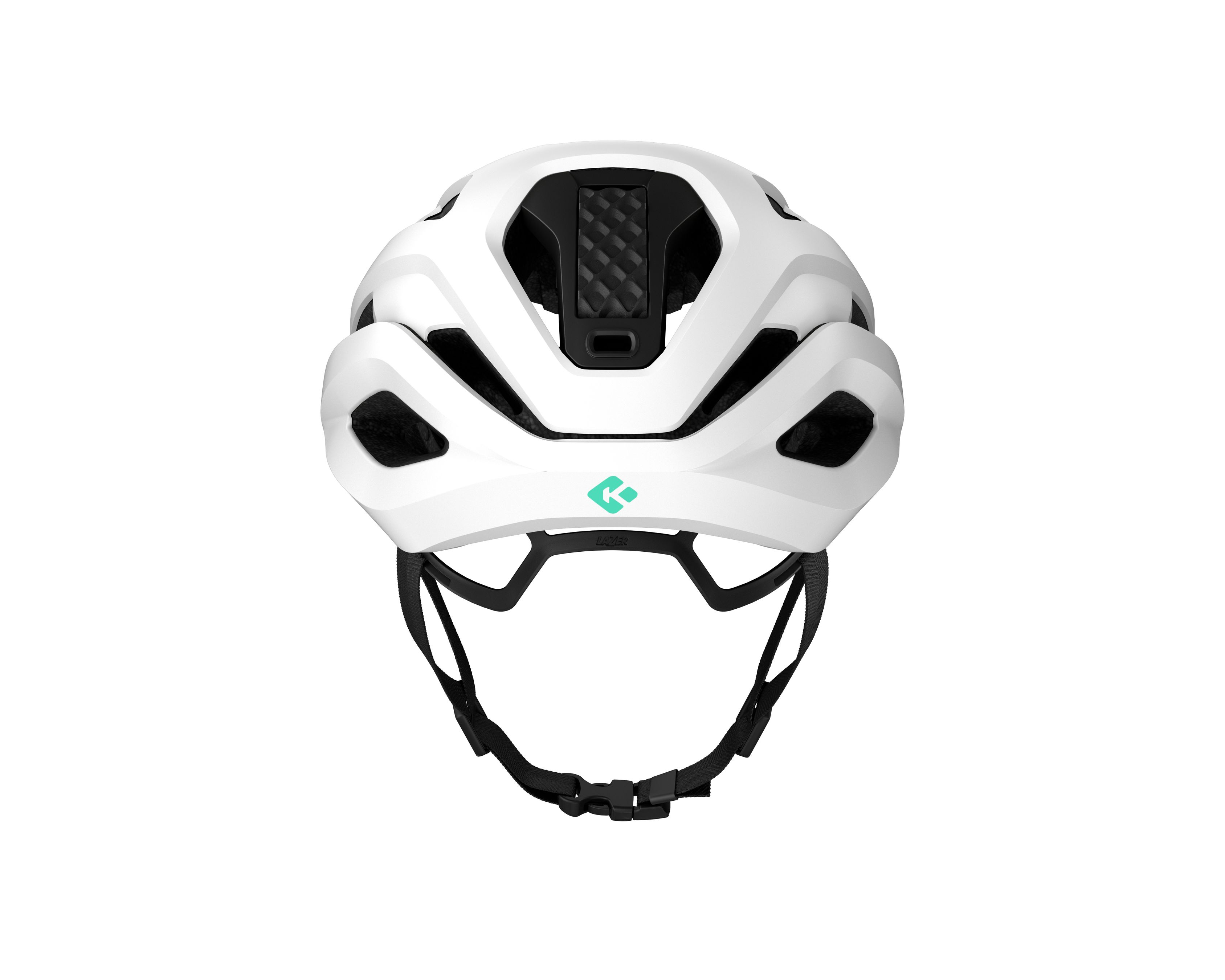 LAZER Unisex Road Strada KinetiCore Helm / matte full white / L