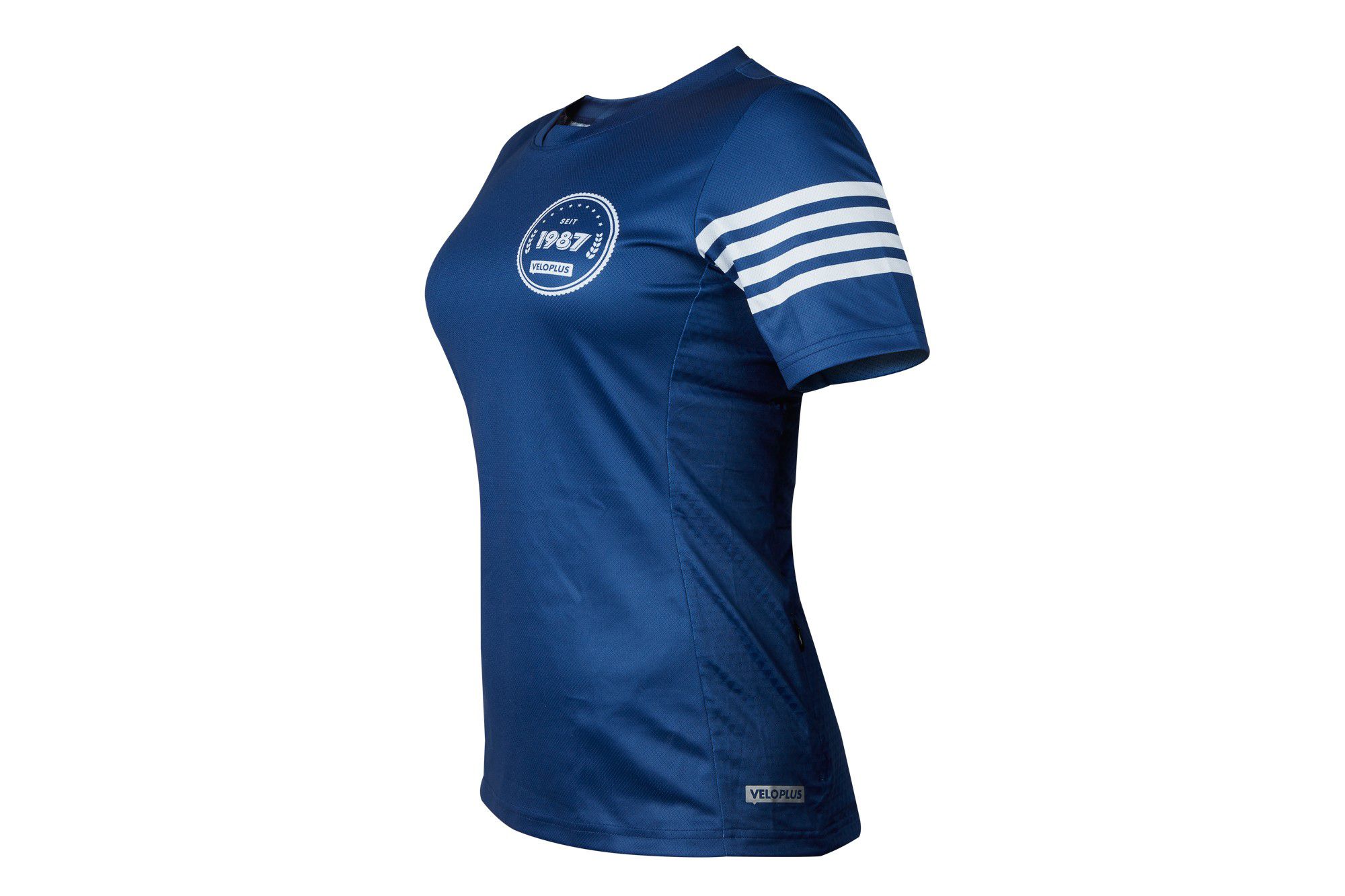 1987 TEAM Damen-Kurzarmshirt / dunkelblau / M