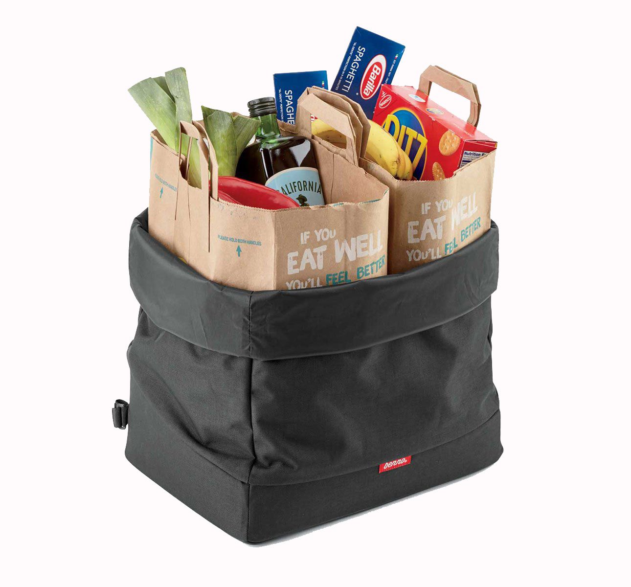 UTILITY FRONT TRAY BAG / schwarz