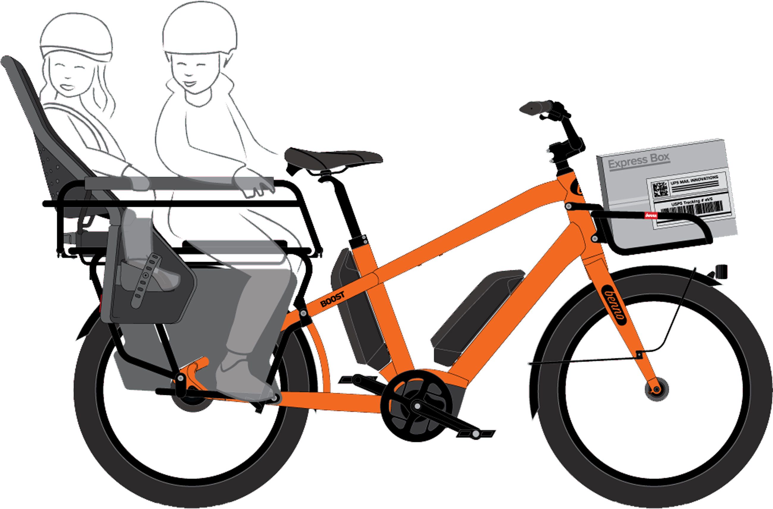 BOOST 10D CX Step Through E-Cargobikes 25km/h / wasabi green