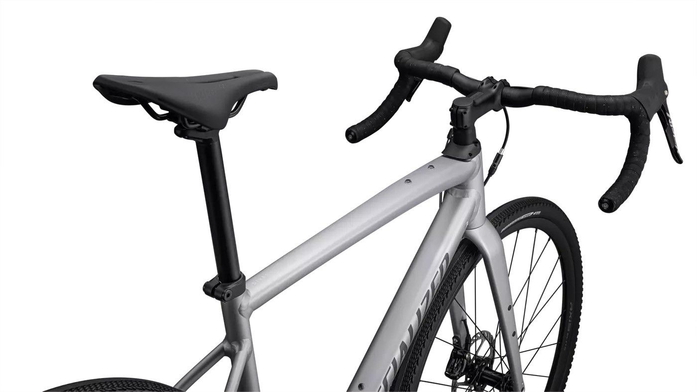DIVERGE COMP E5 Gravelbike / satin silver dust smoke / 58 CM