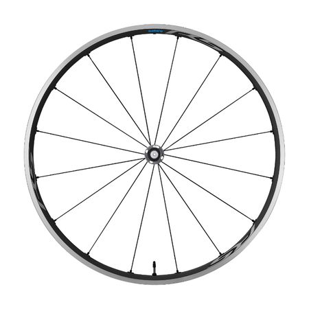 Road Radsatz WH-RS500 / grau / Vorderrad, QR, 16, Straight spoke