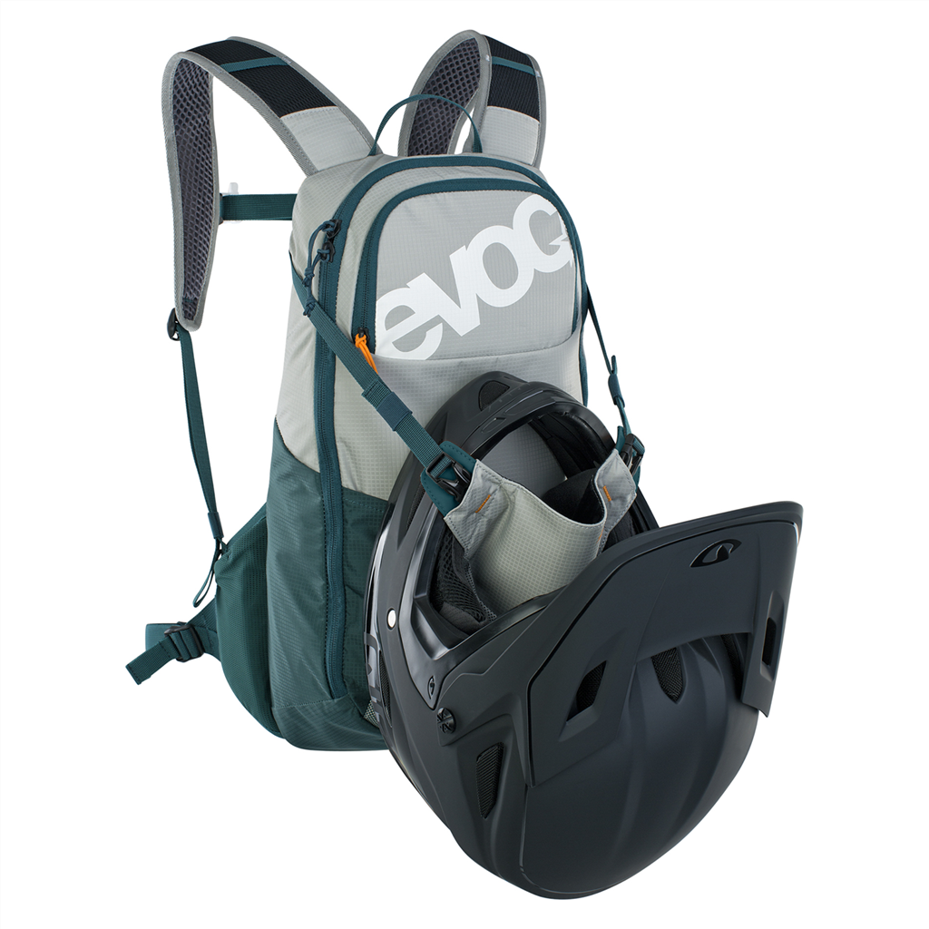 E-RIDE, 12L Bikerucksack / stone/petrol