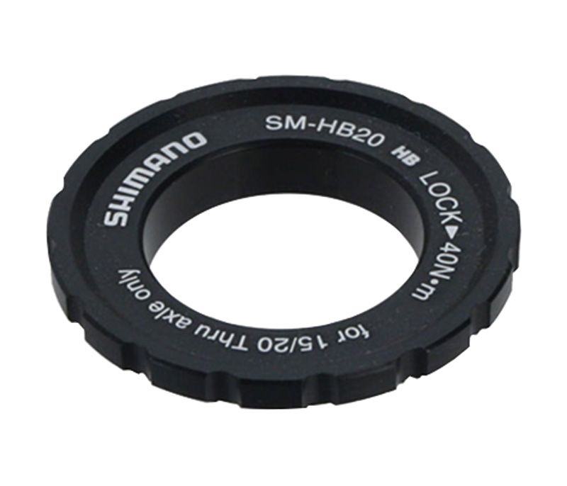 CENTERLOCK LOCKRING mit Aussenverzahnung für Steckachsen und Schnellspanner / schwarz