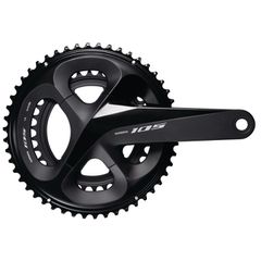 SHIMANO 105 R7000 Kompaktkurbel 11-fach / schwarz / 175mm / 50x34