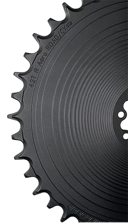 MATTE BLACK AERO Kettenblatt Sram 8-bolt / matte black / 38 Zähne