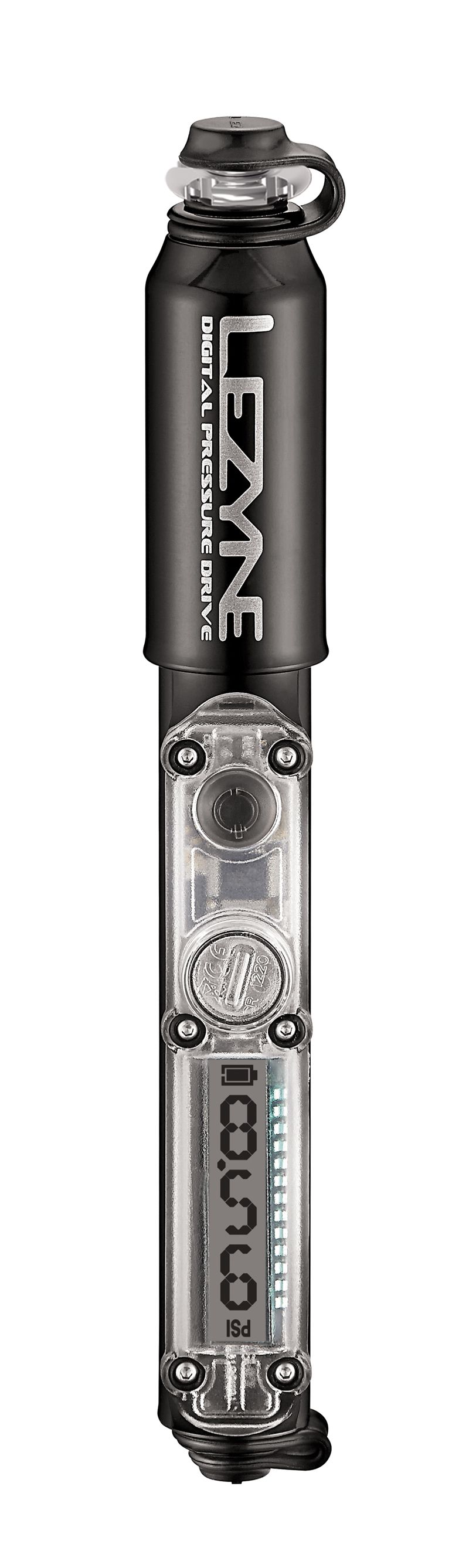 DIGITAL PRESSURE DRIVE Minipumpe mit digitalem Manometer / black gloss