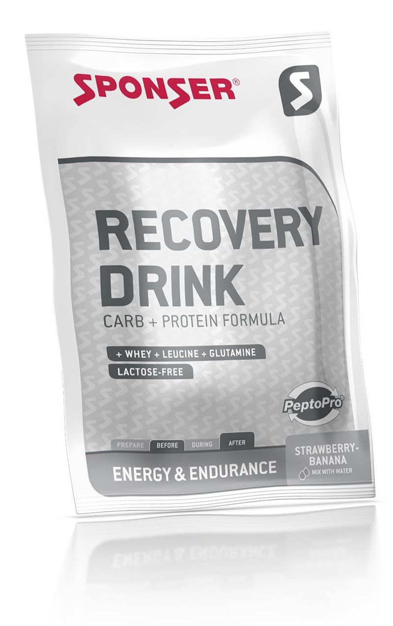 RECOVERY DRINK Erdbeer/Banane Regenerationsgetränk, 6 Beutel à 60g / ERDBEER