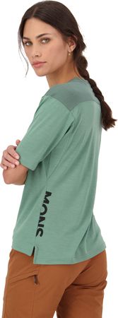 DIVERSION Damen-Merino-Kurzarmshirt / thyme/cypress / XL