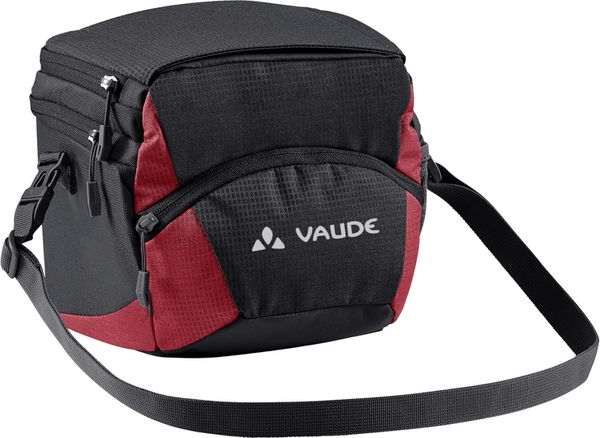 OnTour Box M (KLICKfix ready) / black/carmine / 4 l