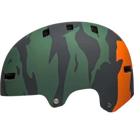 Span Helmet / matte green/orange ravine / S