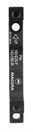 DISC-ADAPTER v/h 180/220mm, PM/PM / silber / 220mm