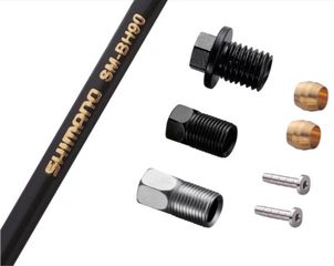 SM-BH90-JK-SSR Road Bremsleitungs-Set / schwarz / 1700mm