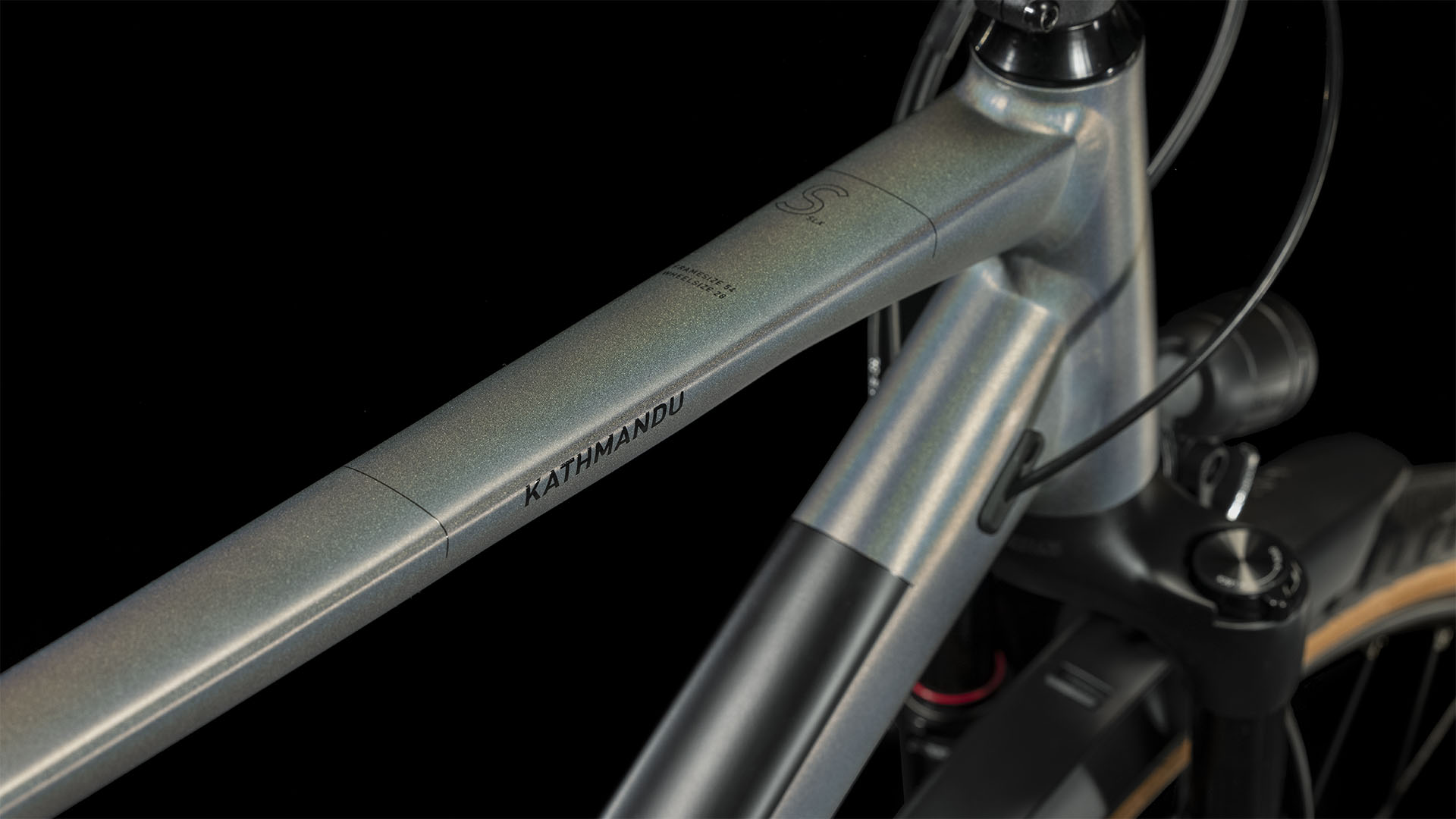 KATHMANDU SLX City- und Alltagsvelo / prizmsilver black / 54 CM