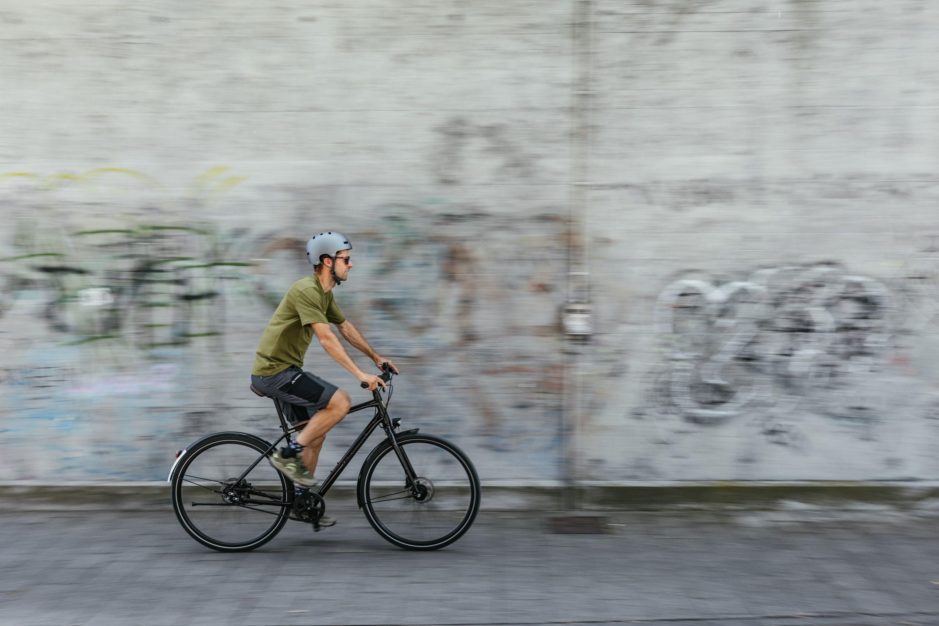 LOCAL Velohelm / matte gray / S