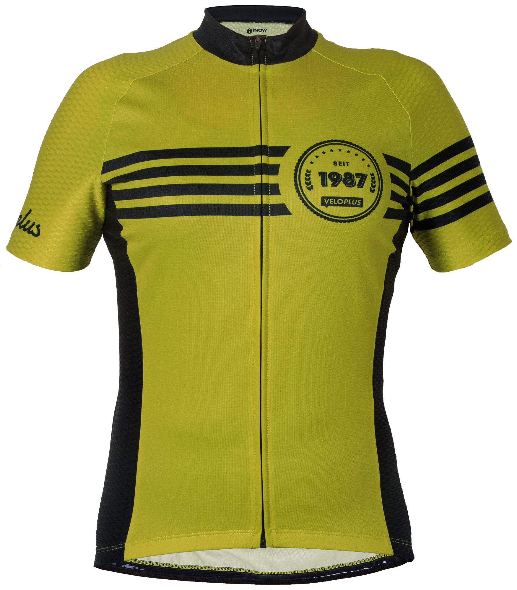 1987 TEAM Damen-Kurzarmtrikot / lime / L