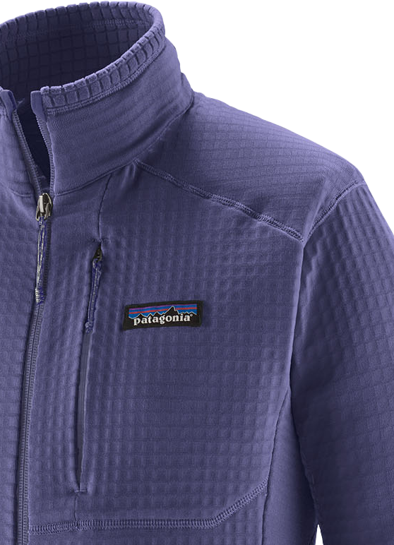 R1 HYBRID Damen-Fleecejacke / solstice purple / S