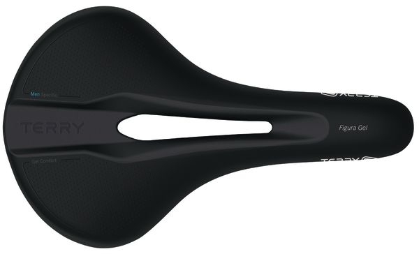 Sattel Figura Gel Man / schwarz / 169 mm, Standard 9-12 cm