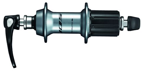 Hinterradnabe 105 FH-R7000 / silber / 36