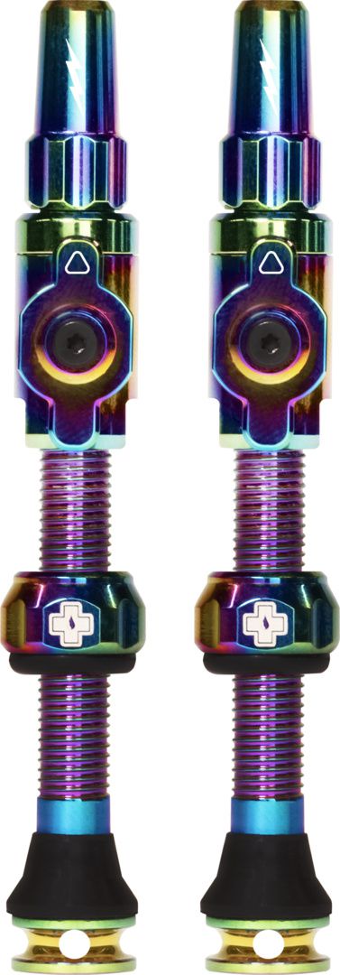 Tubeless Valves Big Bore Lite / Iridescent / 75 mm