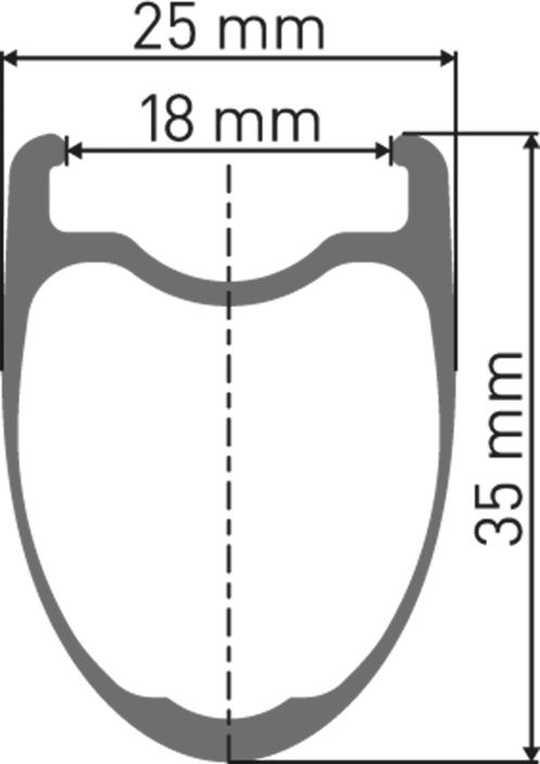 PRC 1400 SPLINE 35 Laufrad / black / Hinterrad, 28", Rim Brake, 25mm, 130/5mm, Schnellspanner