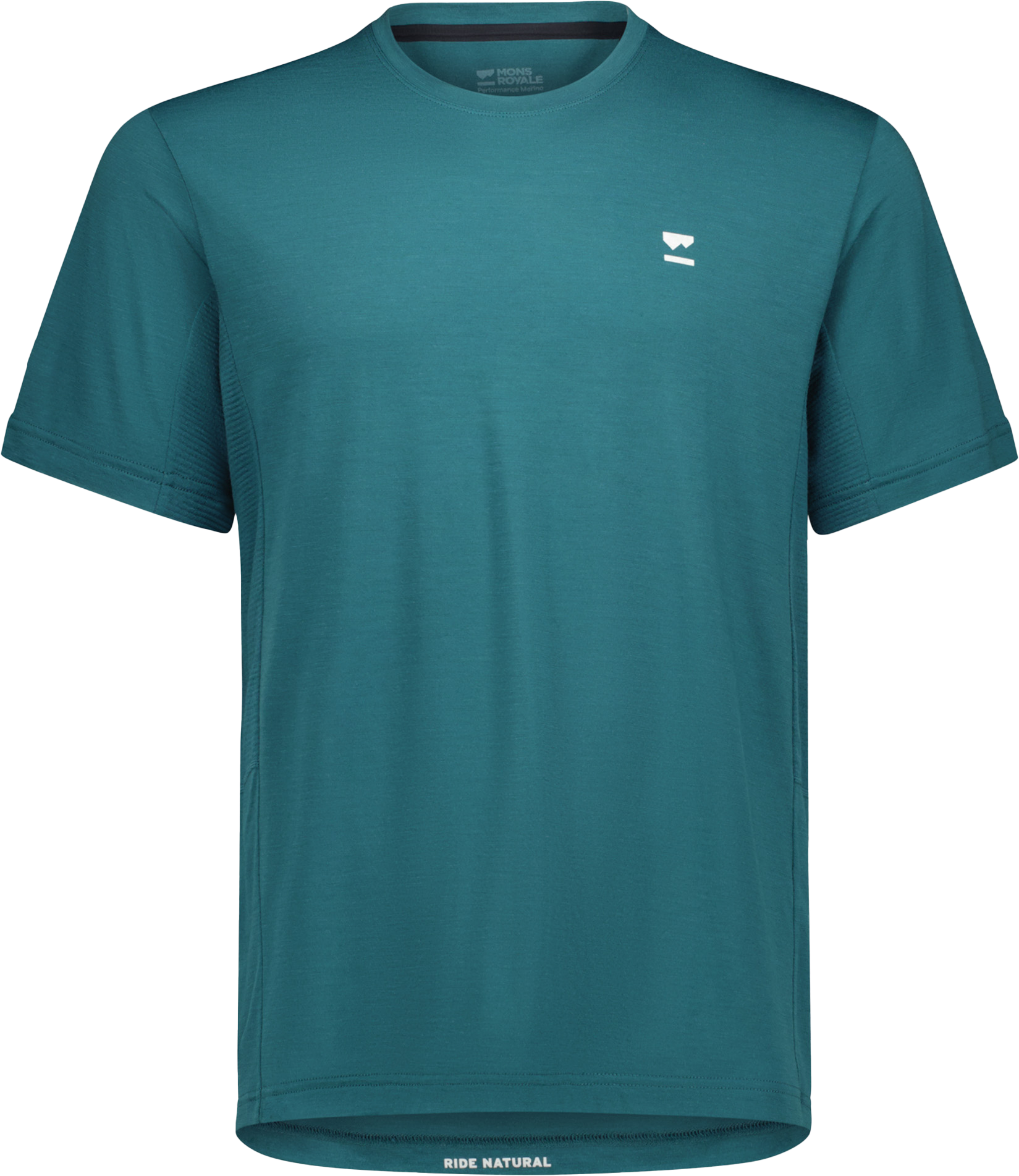 TARN Herren-Merino-Kurzarmshirt / abyss / S